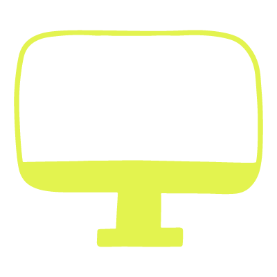ICONOGRAPHIE LESTUDIO MONITEUR JAUNE